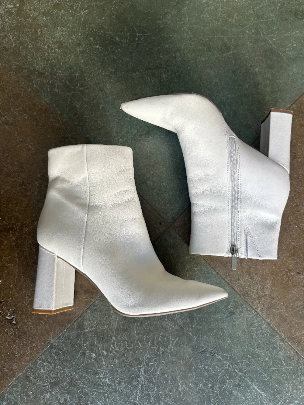 Marc Fisher White Bootie